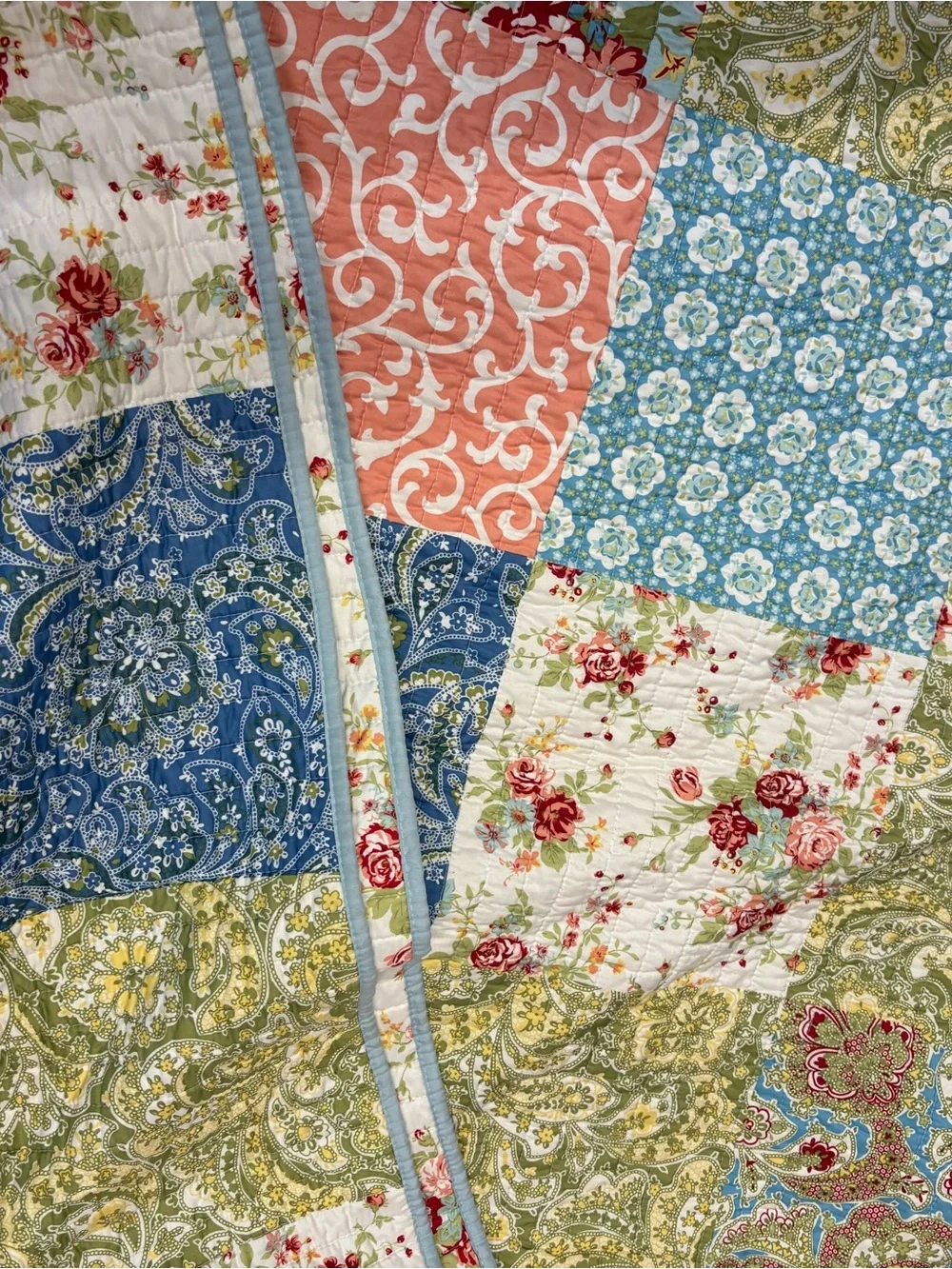 Floral Patchwork KING QUILT